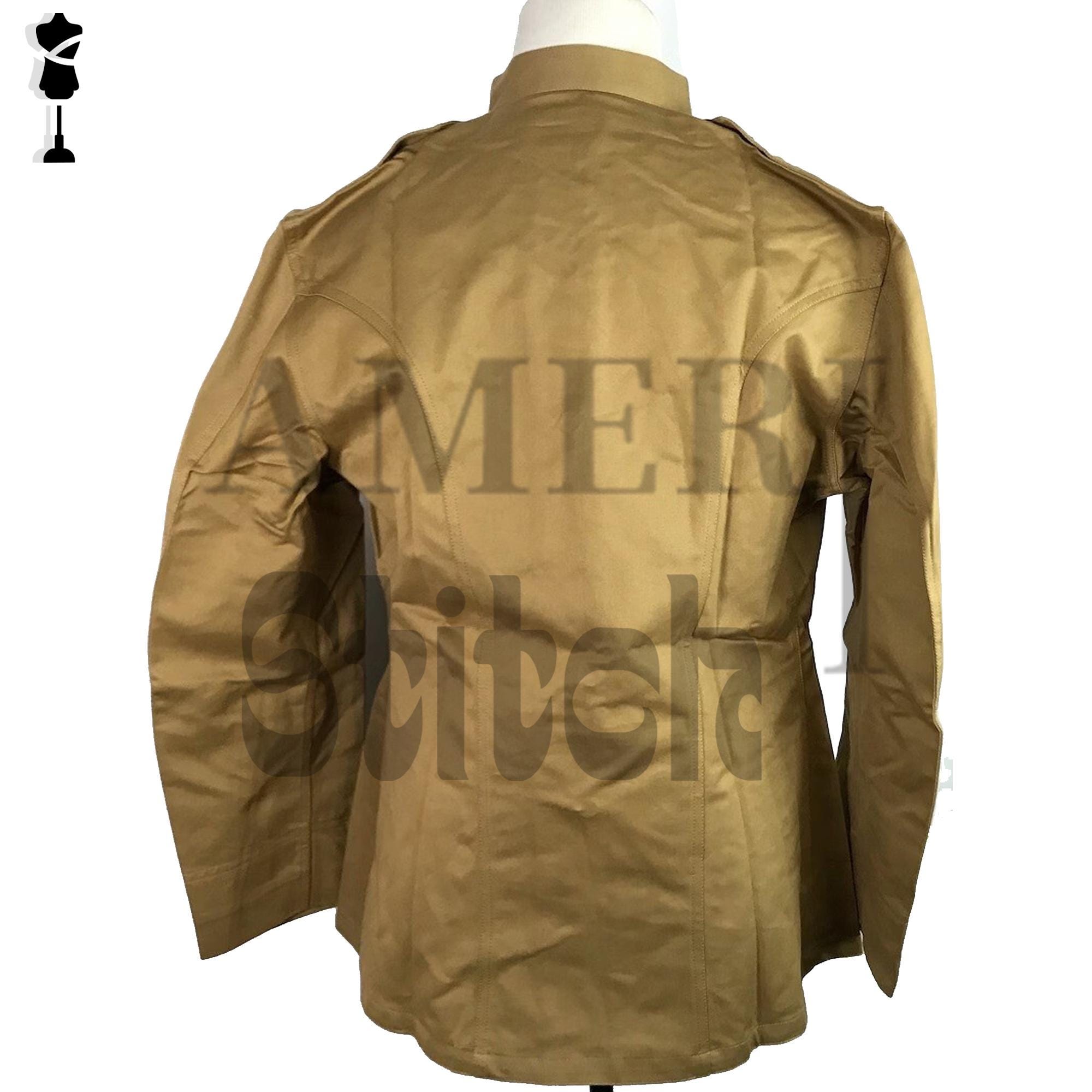 第一次世界大戦時のアメリカ陸軍カーキコットンジャケット：1912年軍服 