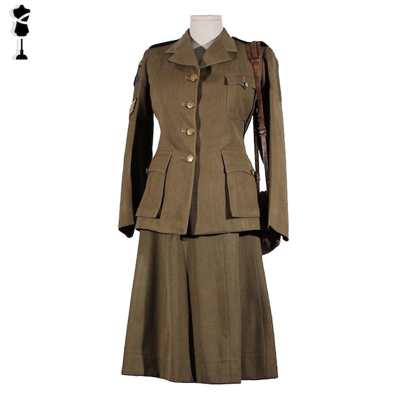 WWII Women's US Army Wool Jacket: Reproduction Uniform - Etsy