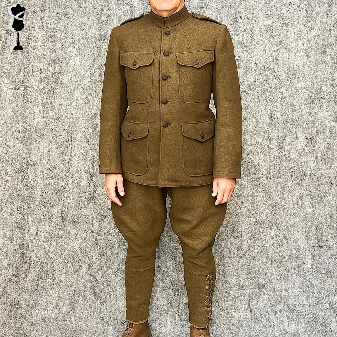 WW1 US Army Wool Uniform - 1918 Infantry Jacket - Etsy