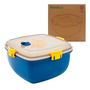 Portable Bento Lunch Box with Food Jar 1700ml Leakproof 4 Compartments Stainless Steel PP BPA-Free Dishwasher Safe Kids Adults UK Set