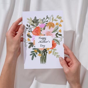 Mother's Day card, Mother's Day gift, gift for mom, Digital card, Digital print, PDF instant download file
