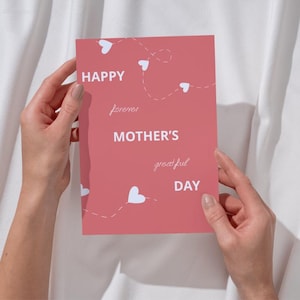 Carte de fête des mères, cadeau de fête des mères, cadeau pour maman, carte numérique, impression numérique, fichier PDF à téléchargement immédiat