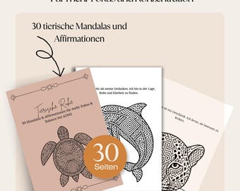 Animal Mandala Coloring Book - ADHD & Mindfulness