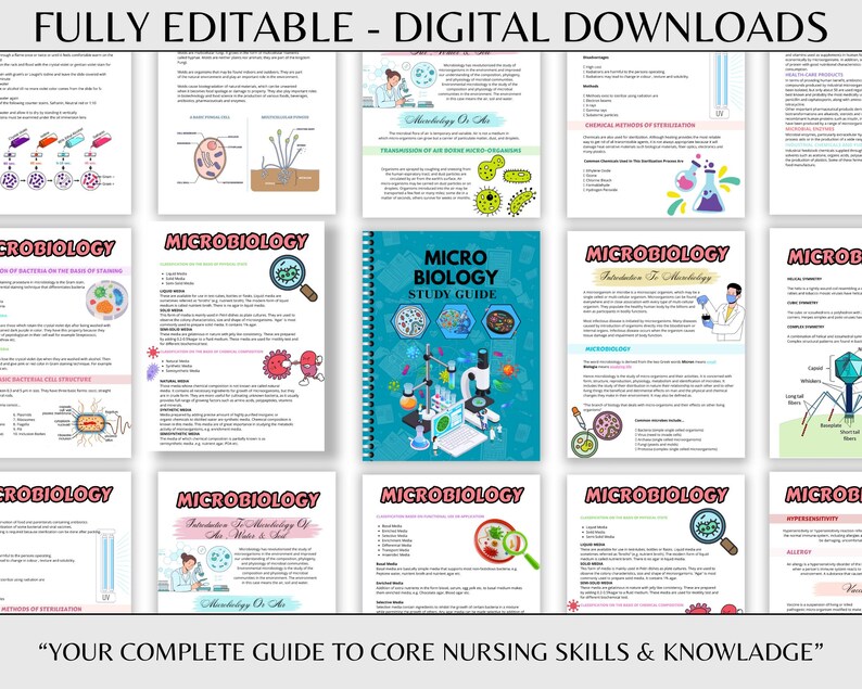 Microbiology Notes: Masterclass Cheat Sheet for Medical Students (pdf ...
