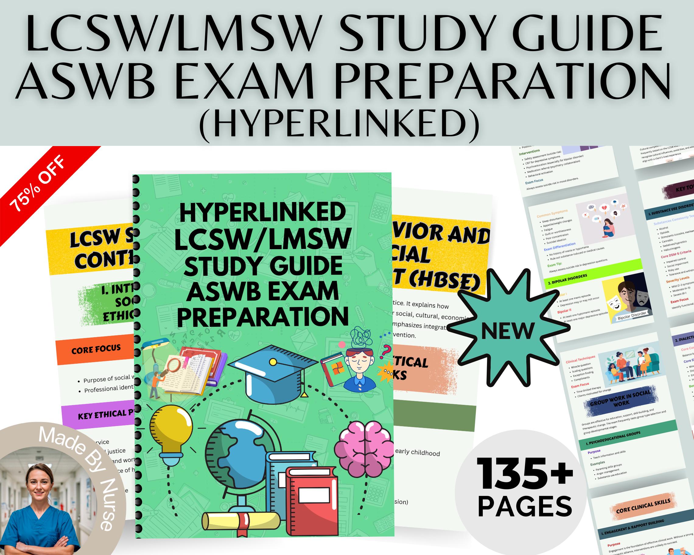 Lsw Notebook LCSW/LMSW Exam Study Guide, ASWB Prep (digital Download) - Etsy