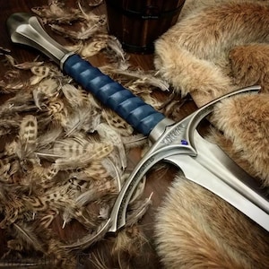 Handmade Witcher 3 Wild Hunt Swords Feline Steel Sword Geralt Of Rivia Cosplay Swords White Wolf Monster Slayer Swords, best Christmas Gifts