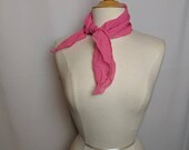 Pink Silk Hankerchief