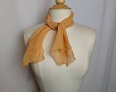 Orange Sorbet Silk Scarf