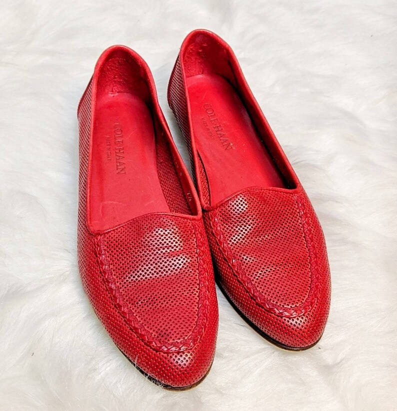 cole haan red loafers
