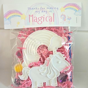 Unicorn Paint Party Favor Kit: Rainbow Craft Activity