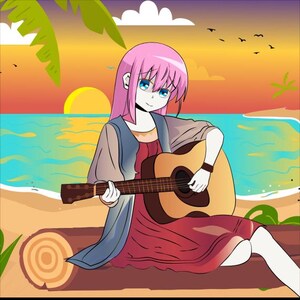 Anime logo anime animated logo illustrated bocchi the rock anime logo