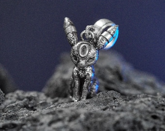 Umbreon Trainer Charm Bracelet – 950 Silver Collectible Charms & Pokéball Beads, Pandora-Compatible Anime Jewelry