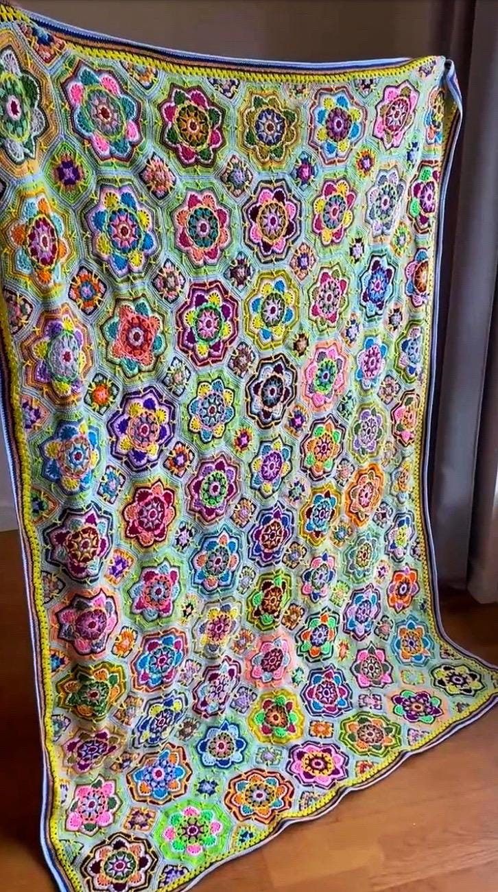 15 Persian Tile Crochet Patterns for Blankets, Pillows, and Colorful Home Decor 15 Colorful Persian Tiles Crochet Blanket