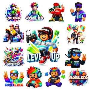 Roblox, Roblox png, Roblox png, Bundle, Gaming Files for Cricut, Roblox girls png, Roblox Boy png, roblox clipart, Roblox Font, Roblox Party