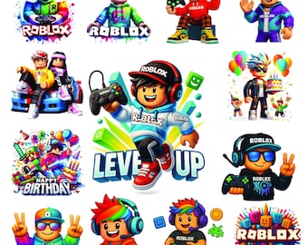 Roblox, Roblox png, Roblox png, Bundle, Gaming Files for Cricut, Roblox girls png, Roblox Boy png, roblox clipart, Roblox Font, Roblox Party