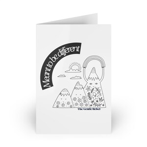 De zachte rebellenwenskaarten voor zelfliefde | 1 of 10 stuks | Perfect voor verjaardagen, aanmoediging, huwelijksuitnodigingen, zelfverzorging