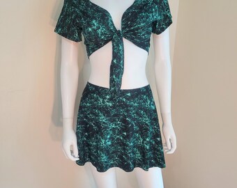 Black & green 3 piece set