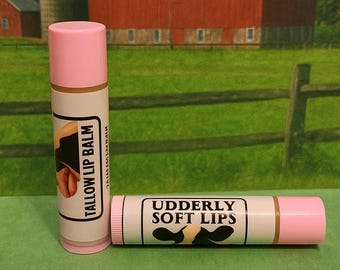 Bálsamo labial de sebo de res totalmente natural