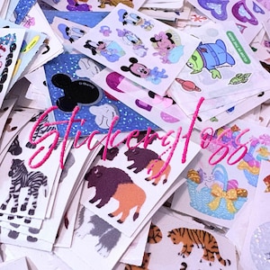 Sticker 90s Sandylion Mystery bag | 20 vintage sticker original sheets