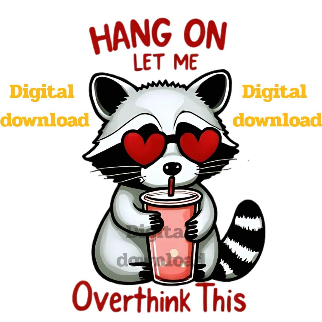 Hang on Let Me Overthink This SVG PNG Retro Trendy Snarky Funny ...