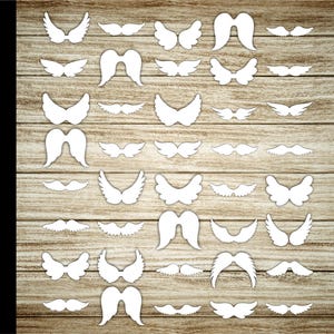Angel Wings Silhouette Bundle SVG (Digital Download) collection 1