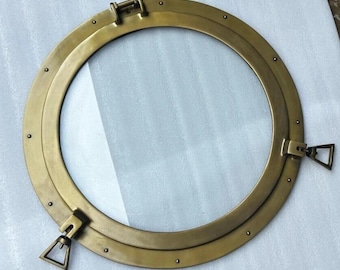 24" Porthole ~Nautical Wall Decor ~ Large Working Ship Cabin Window