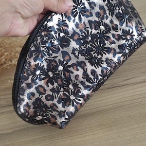 handcrafted leather patterned bag