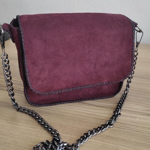 Gift for mother, gift for lover, stylish and modern box bag leather bag