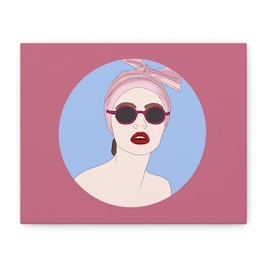 Chic Fashion Illustration Art Print: Modern Glam Home Decor