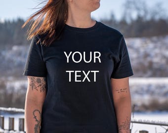 Personalized T-shirt with custom text - UNISEX - Shirt - fairly produced!