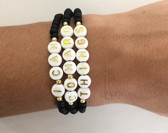 I Can Do Hard Things Beaded Bracelet Stack - Encouragement Gift
