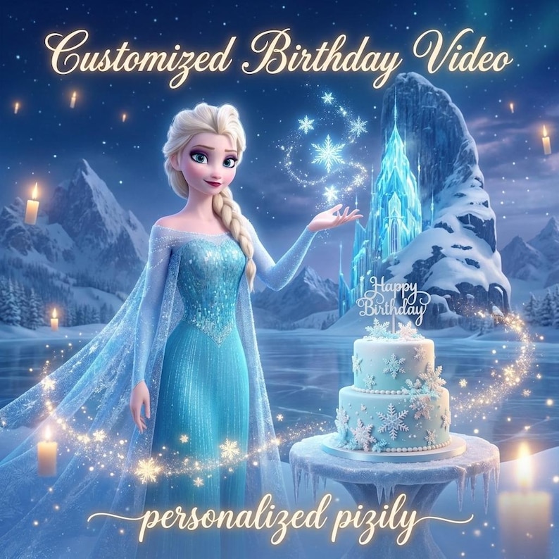 Frozen Elsa - Personalized Birthday Video