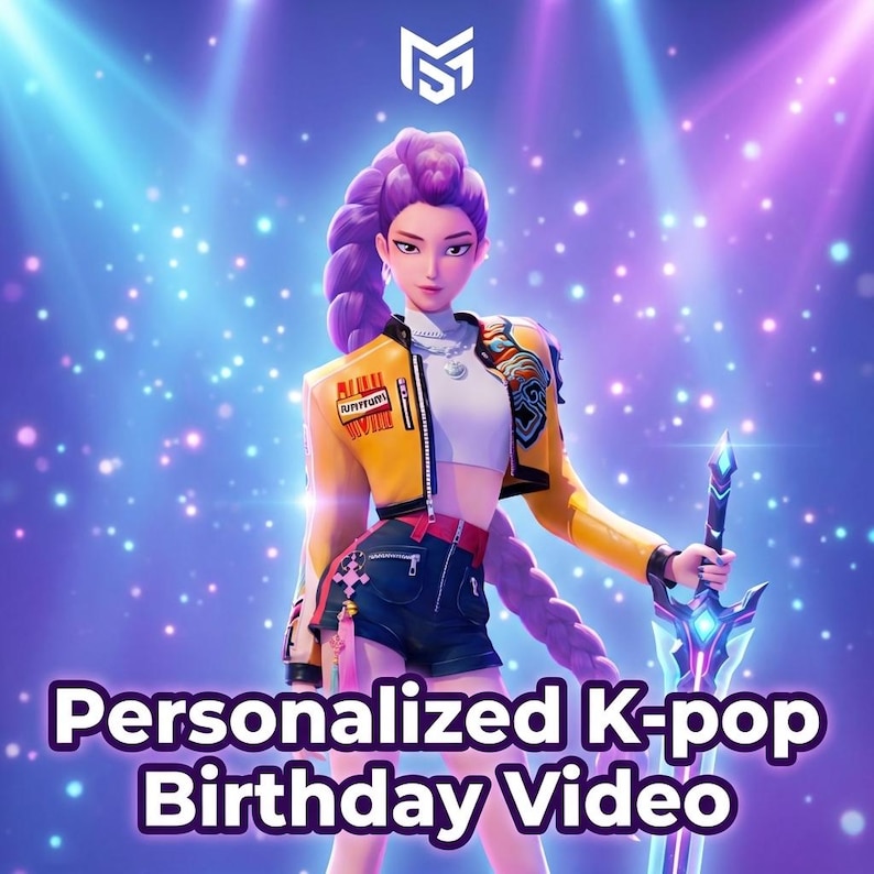 Rumi kpop demon hunters  personalized Happy Birthday Video