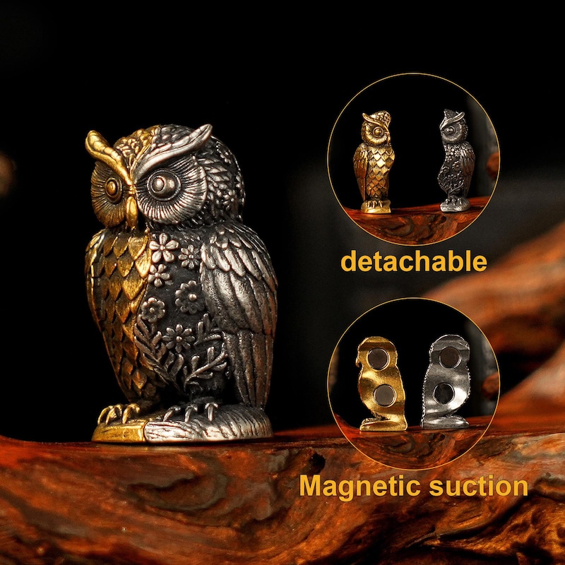 Magnetic Brass Figurine - Etsy