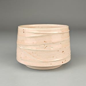 Handmade Textured Teacup 170ml | Pink Glaze with Oxide Flecks | For Tea, Coffee, or Spirits | 2025