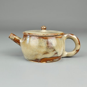 90ml Handmade Teapot | Effect Glaze | Gongfu Tea Brewing | Vilnius Studio 2025 | 208 Clay