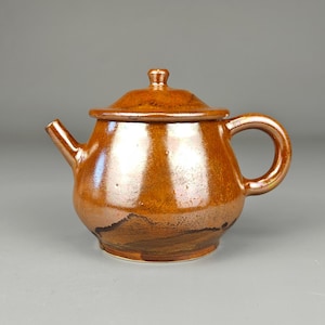 Golden Crystal Glaze Teapot 200ml | Gongfu Tea Brewing Pot | Vilnius Studio 2025