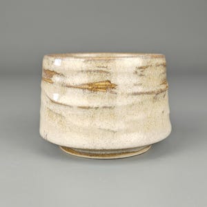 140ml Teacup | Wavy Texture "Waves of Time" | Beige Shino Glaze | For Tea, Coffee, Spirits | 2025