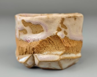 Hand-Sculpted Kurinuki Tea Cup: Guangdong Clay, Japanese Glaze (70ml)