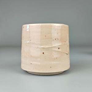 170 ml Ceramic Cup | Soft Pink Glaze & Time-Wave Texture | For Tea, Coffee or Spirits | Handmade 2025