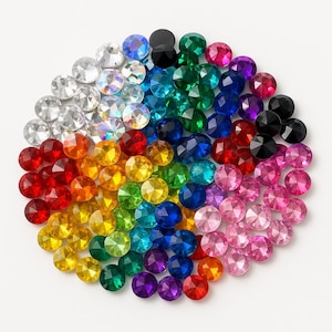 SS10 Hotfix Strasssteine | Alle Farben verfügbar | 500–3.000 Stück | Aufbügelbare Glas-Kristalle für DIY, Kleidung & Basteln | AAA-Qualität