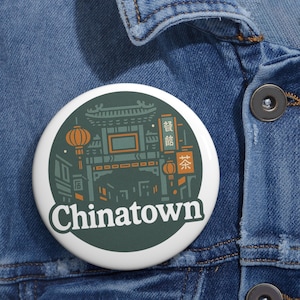 DC Chinatown Pin | 2025 Washington DC Button Souvenir