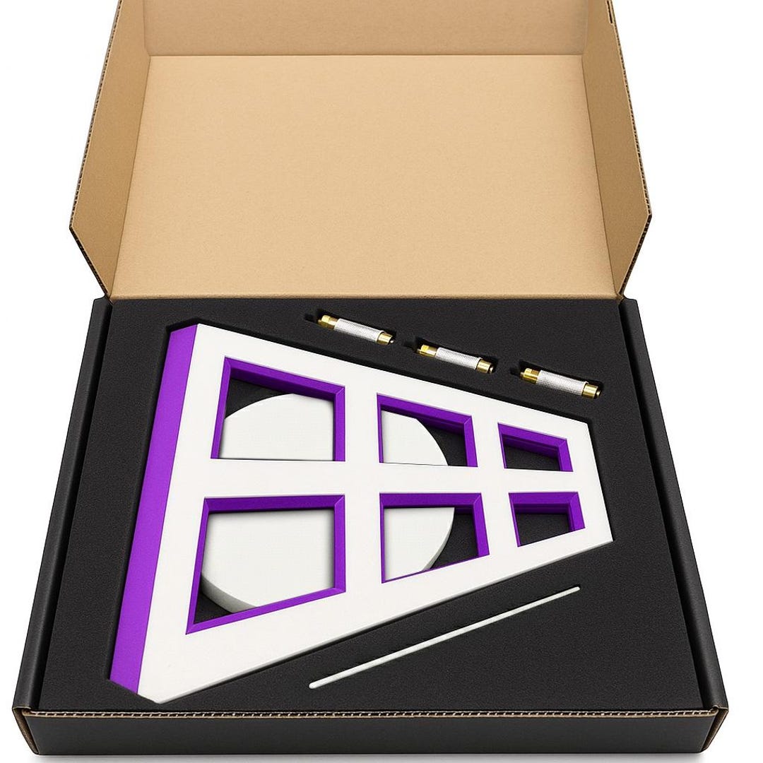 Ames Window Optical Illusion – White Base With Purple Window | Modular ...
