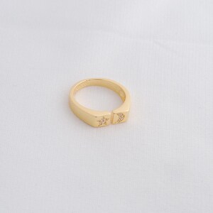 1 pcs Gold Width Ring,18K Gold Filled Thick Gold Ring,Adjustable Ring,Gifts for Her,Open Ring,Statement Ring,