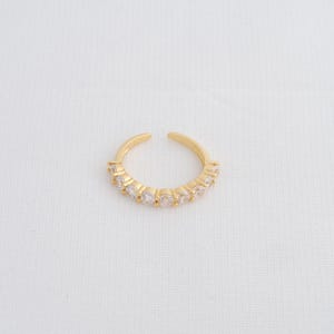 1 pcs Gold Width Ring,18K Gold Filled Thick Gold Ring,Adjustable Ring,Gifts for Her,Open Ring,Statement Ring,