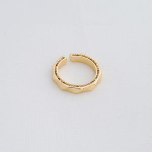 1 pcs Gold Width Ring,18K Gold Filled Thick Gold Ring,Adjustable Ring,Gifts for Her,Open Ring,Statement Ring,
