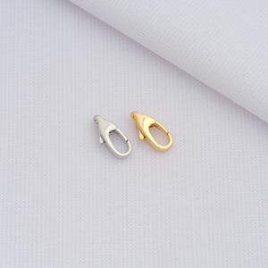 1 pcs Gold Lobster Clasps,18K Gold Filled Spring Clasps,Clasps,Push Gate Clasps,DIY Jewelry Supplies,11.8x6x2.5mm