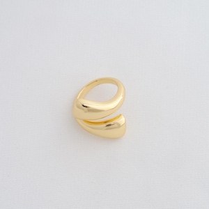 1 pcs Gold Width Ring,18K Gold Filled Thick Gold Ring,Adjustable Ring,Gifts for Her,Open Ring,Statement Ring,