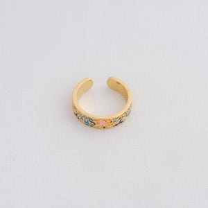 1 pcs Gold Width Ring,18K Gold Filled Thick Gold Ring,Adjustable Ring,Gifts for Her,Open Ring,Statement Ring,