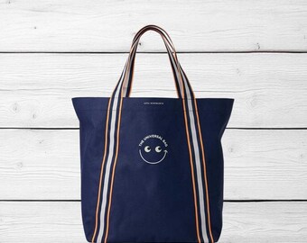 Anya Hindmarch X Taste : the Universal Bag Dark Blue - Etsy